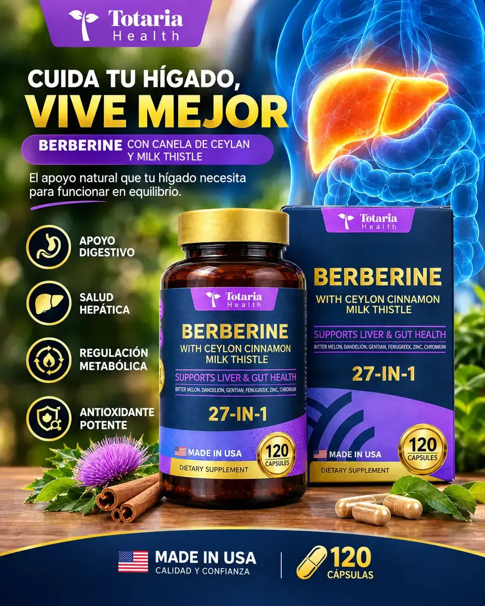 Berberina 27 en 1 Fórmula Completa ⭐