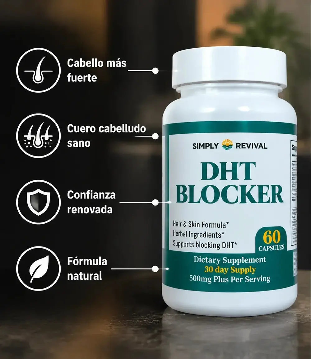 Cápsulas Anti-Caída Bloqueo DHT Natural