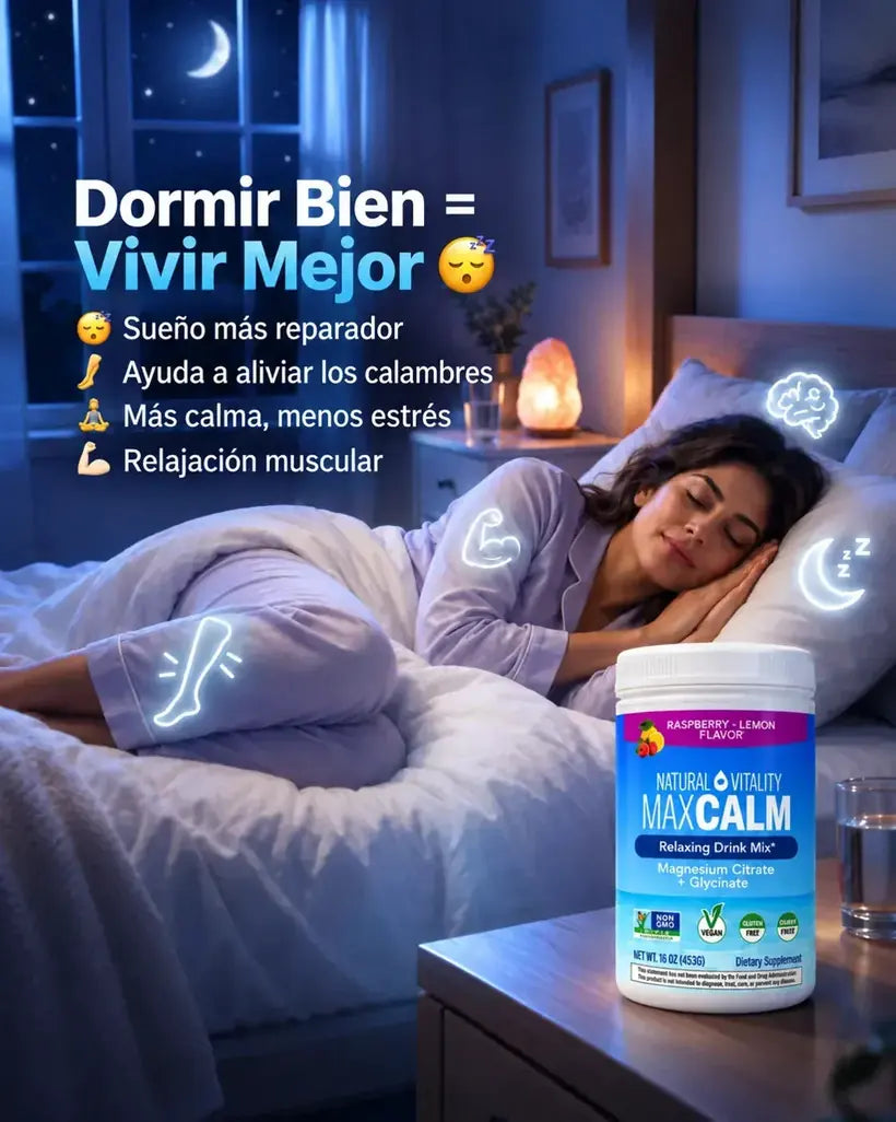 MaxCalm Original — Adiós Calambres y Desvelo